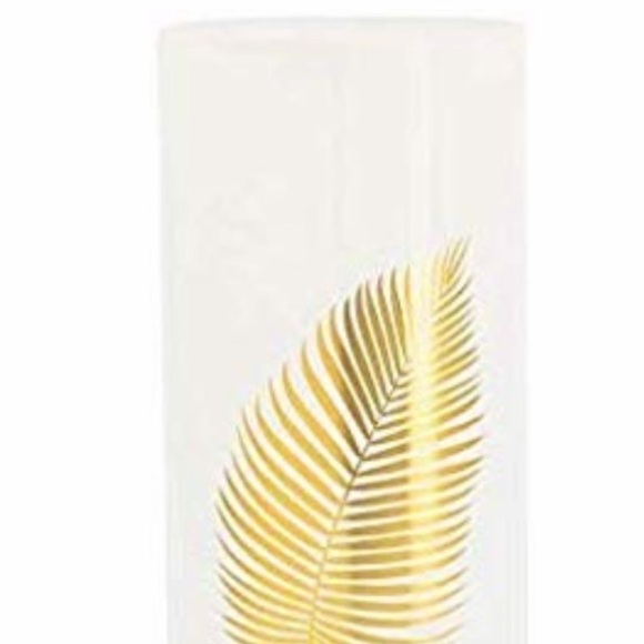 TORRE AND TAGUS GOLD PALM LEAF VASE - Picture 3 of 4
